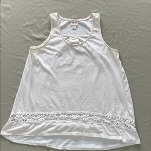 Cream lace Tank Top